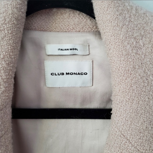 Club Monaco Matalin pink blush wool jacket - Picture 5 of 7
